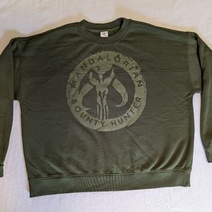 The Mandalorian ''Bounty Hunter'' Hunter Green Pullover Sweatshirt, 2XL